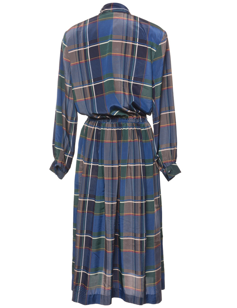 Checked Dress - L