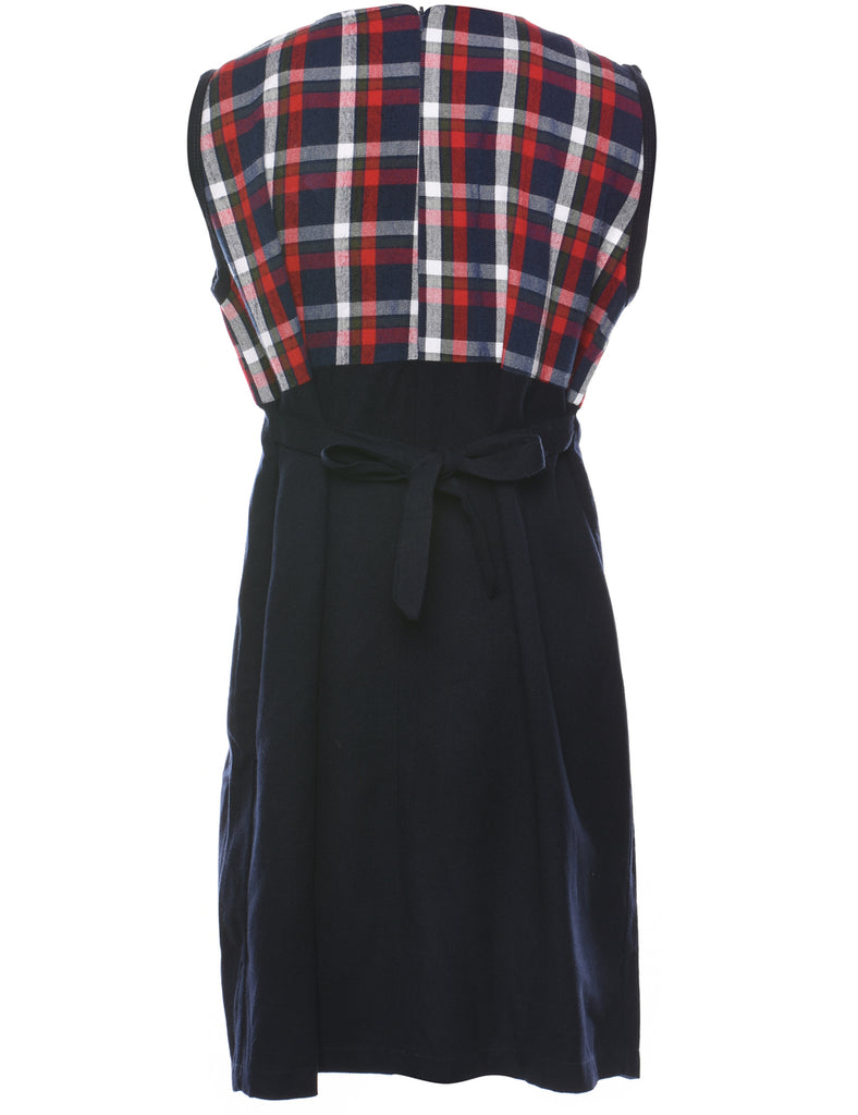 Checked Dress - L