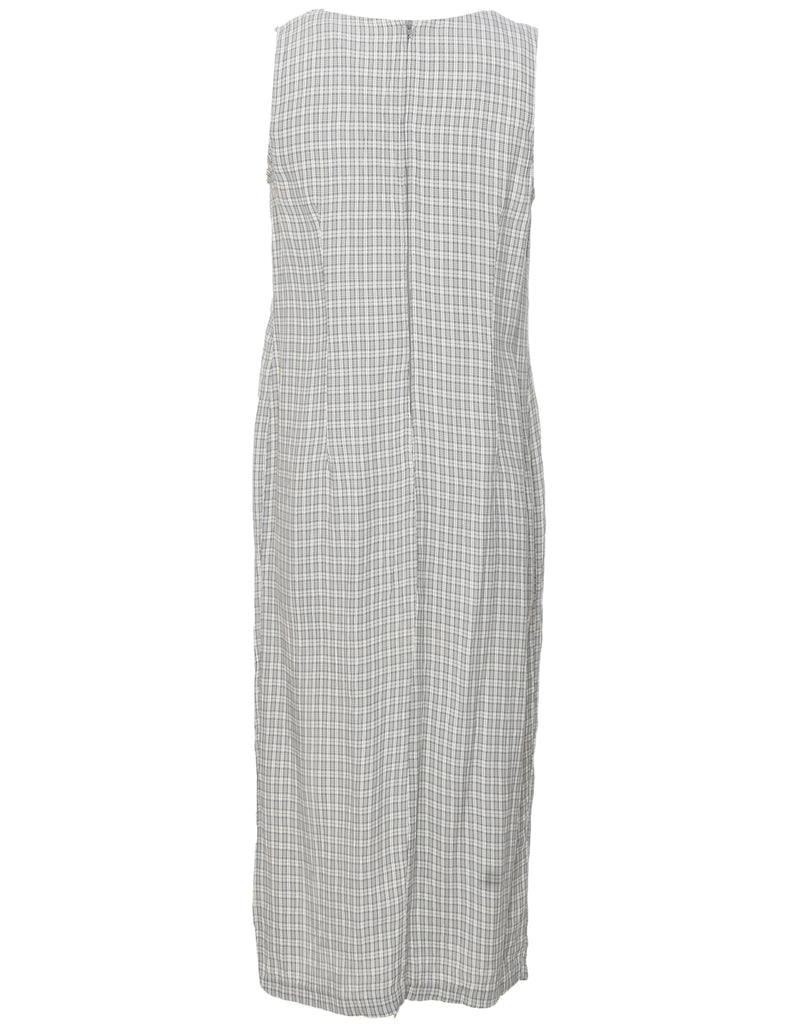 Checked Dress - M