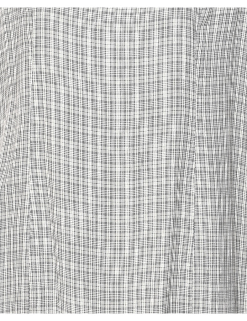 Checked Dress - M