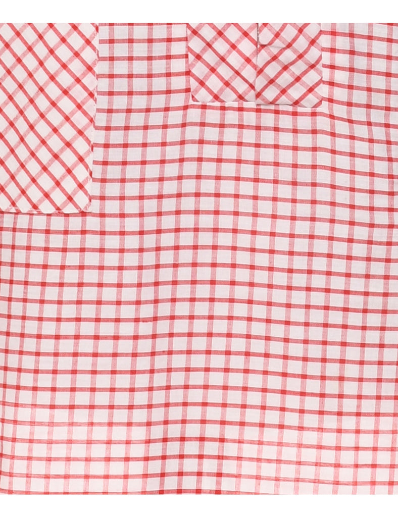 Checked Dress - L