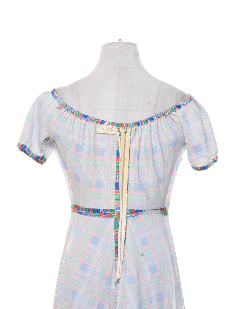 Checked Dress - S
