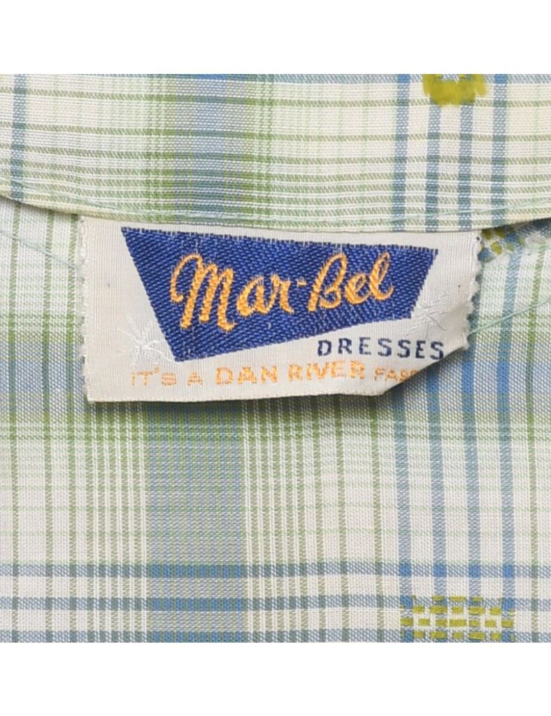 Checked Dress - M
