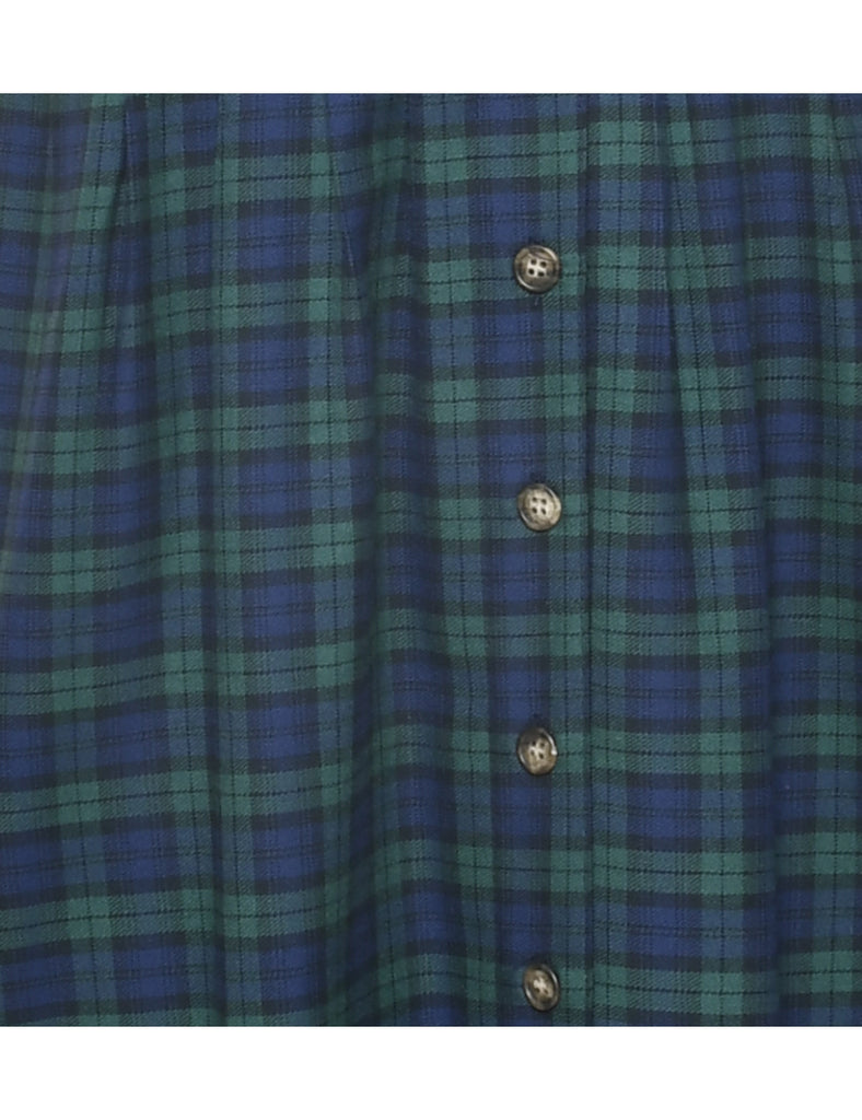 Checked Dress - M