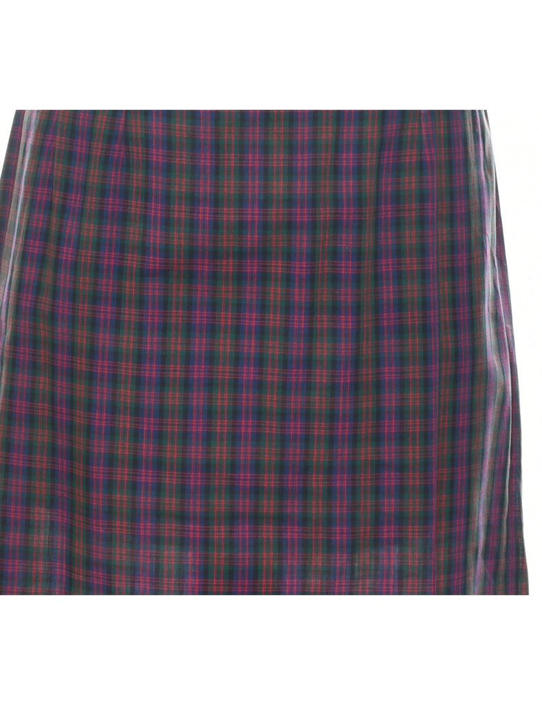 Checked Dress - S