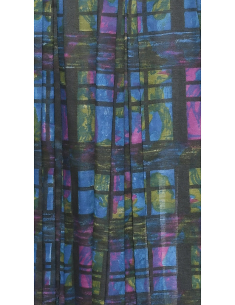 Checked Dress - L