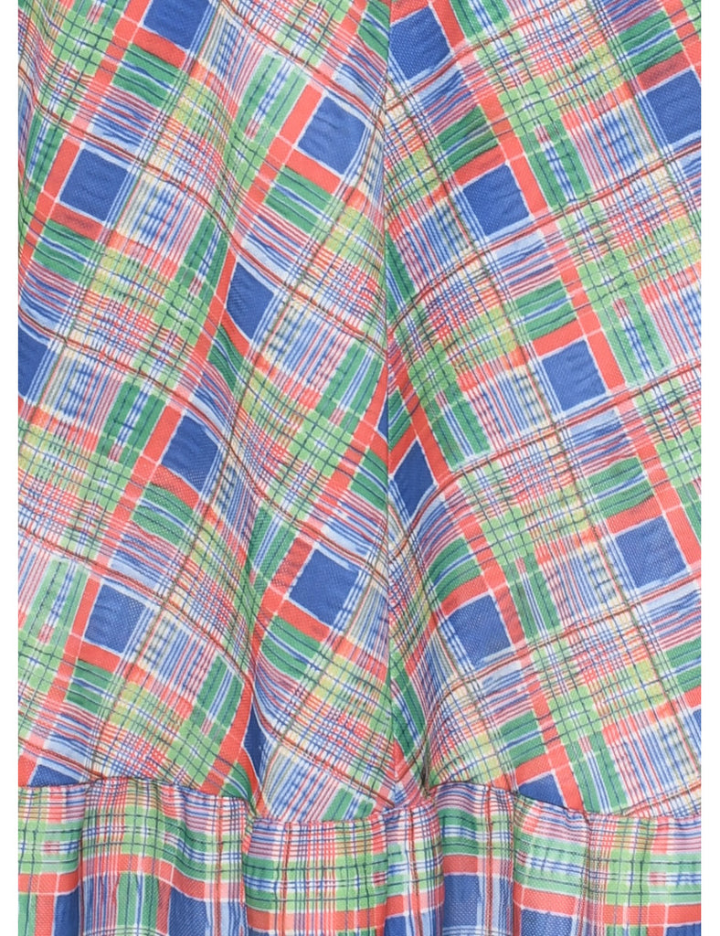 Checked Dress - S