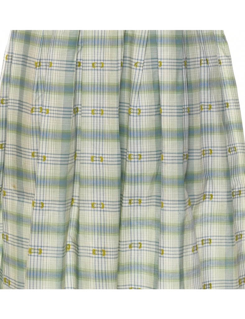 Checked Dress - M
