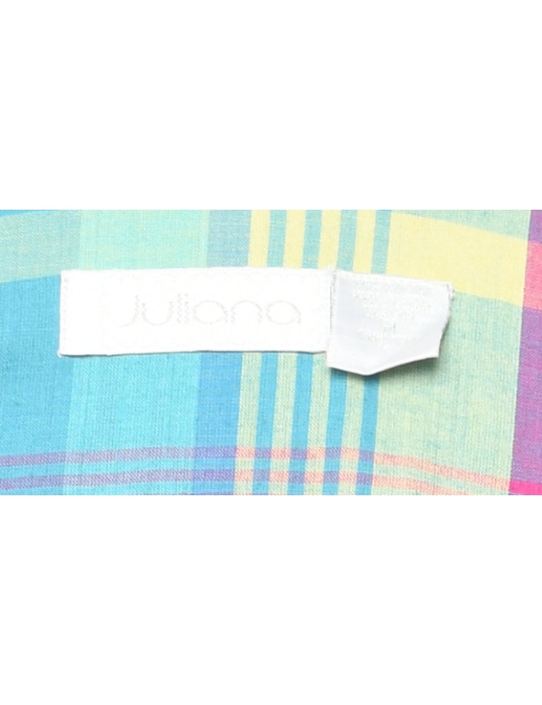 Checked Dress - M