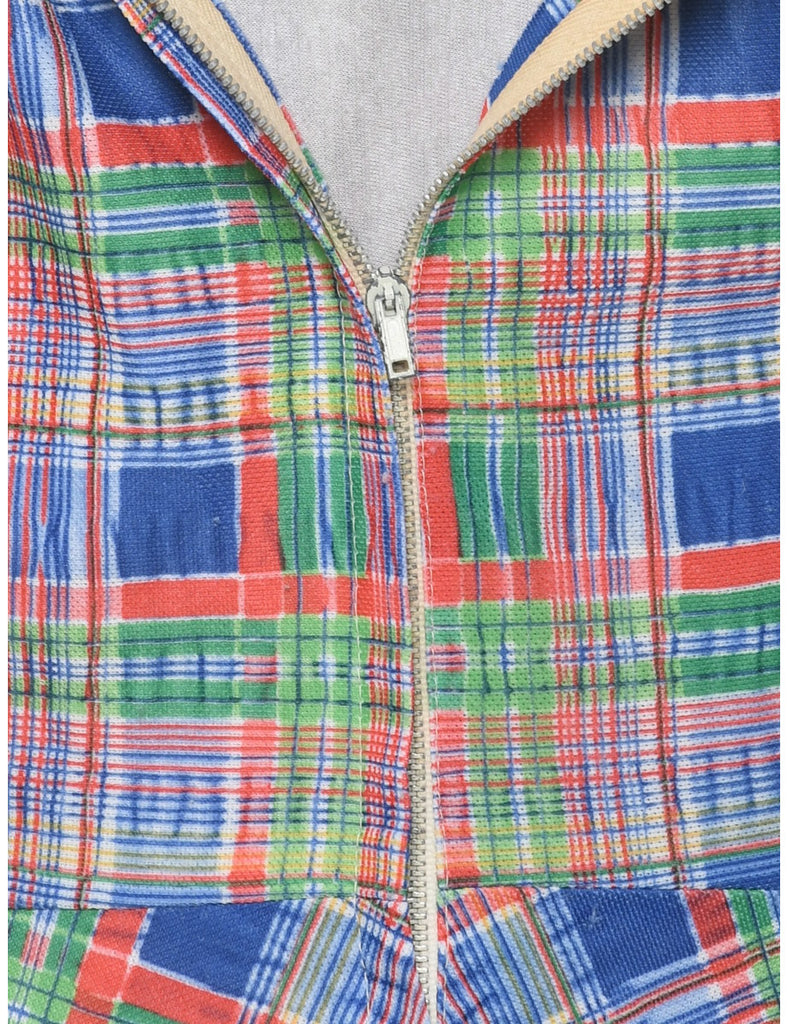 Checked Dress - S