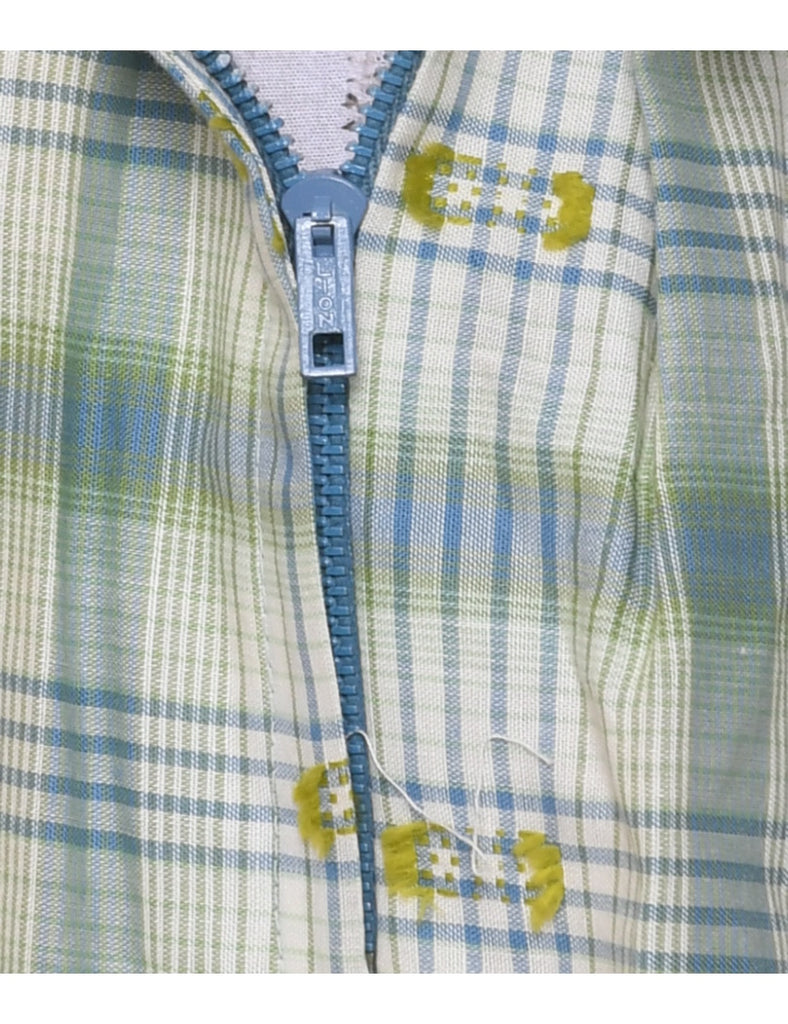 Checked Dress - M