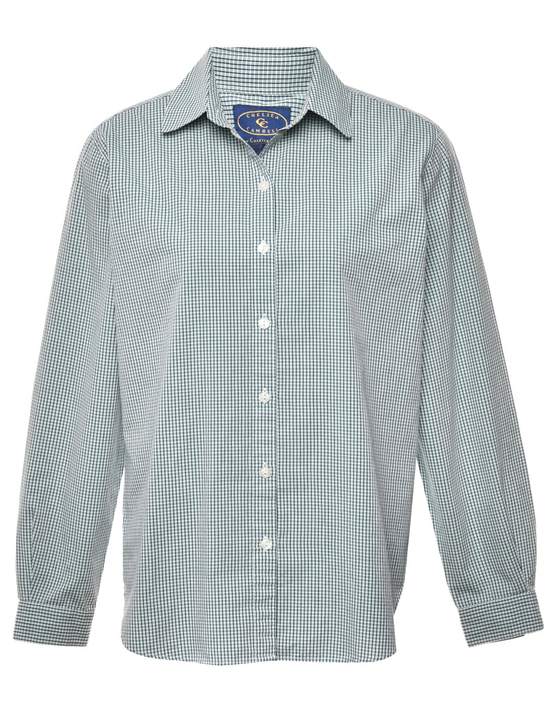 Checked Green Shirt - M