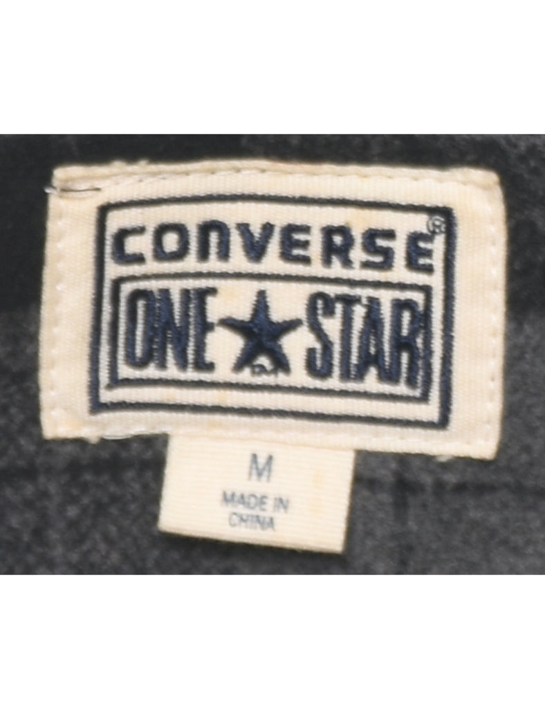 Checked Hooded Jacket - M