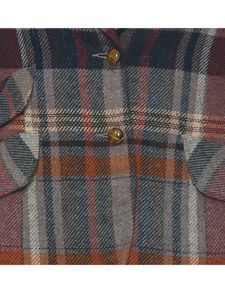 Checked Jacket - S