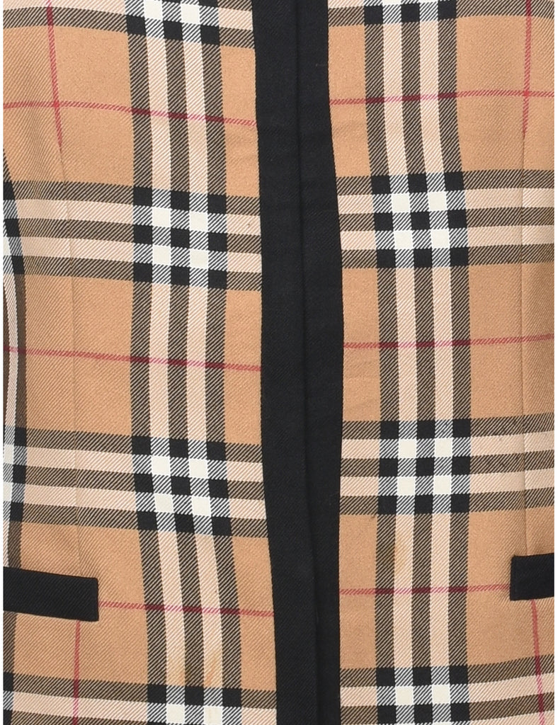 Checked Jacket - M