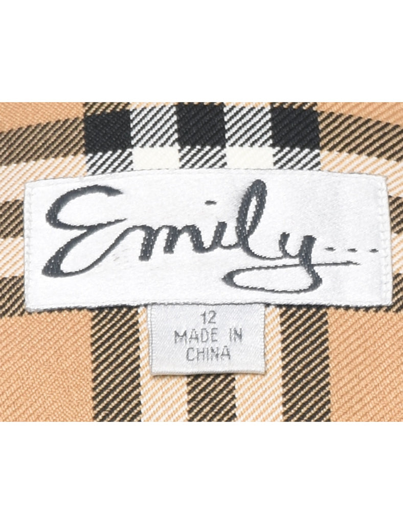 Checked Jacket - M