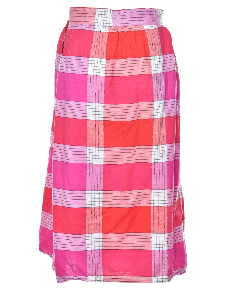 Checked Maxi Skirt - S