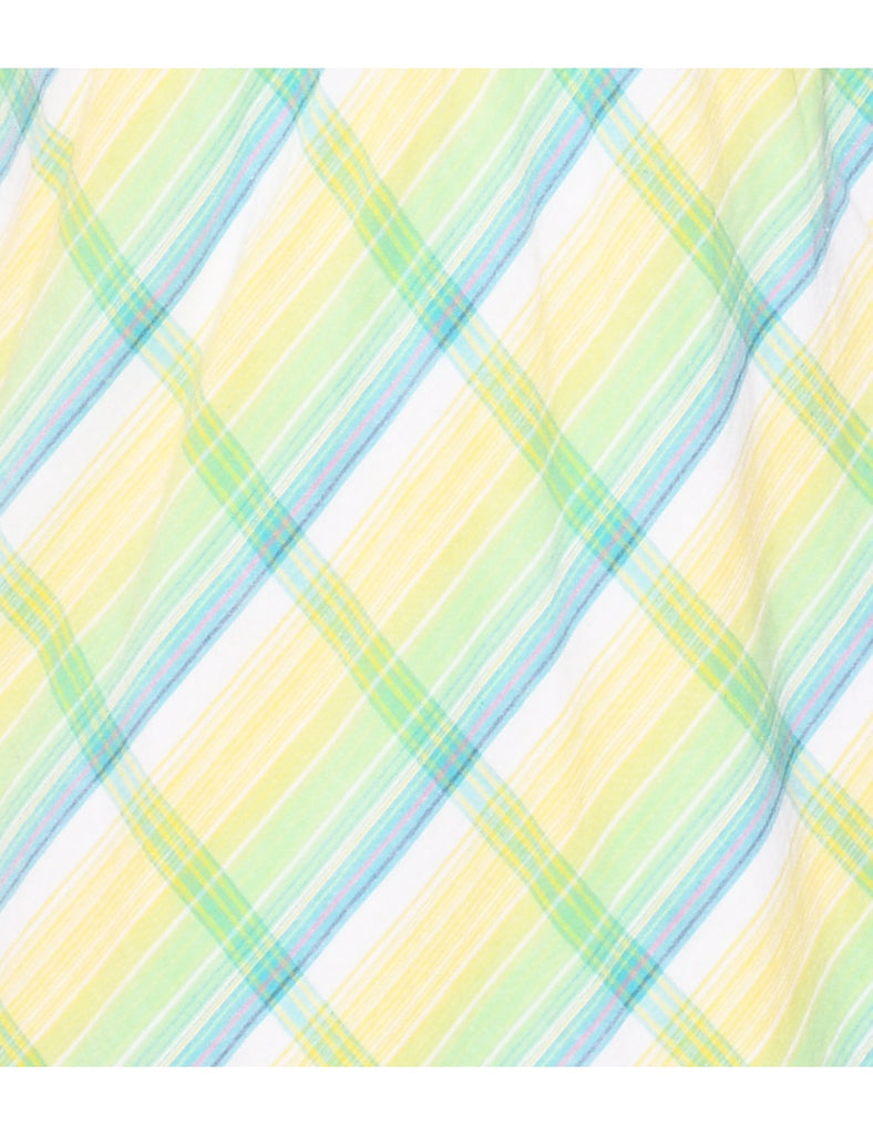 Checked Mini Dress - M