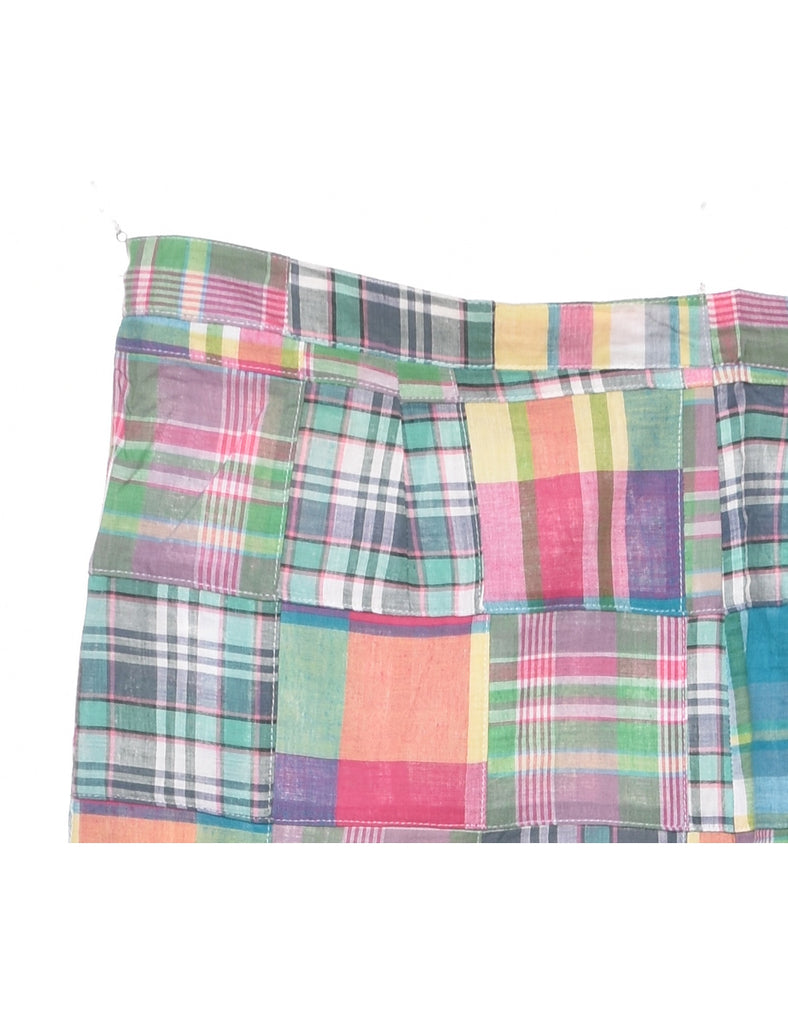 Checked Multi-colour Trousers - W33 L24