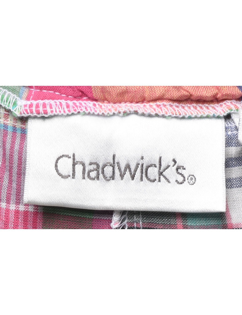 Checked Multi-colour Trousers - W33 L24