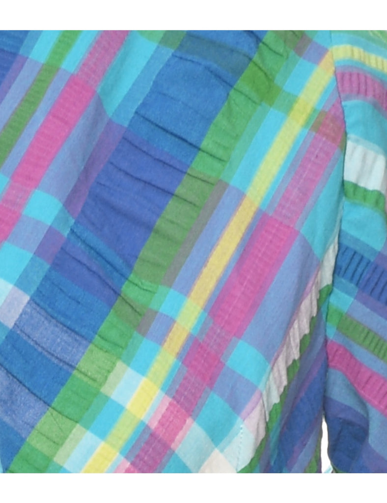 Checked Pattern Jacket - S