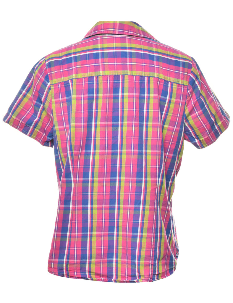 Checked Pattern Shirt - M