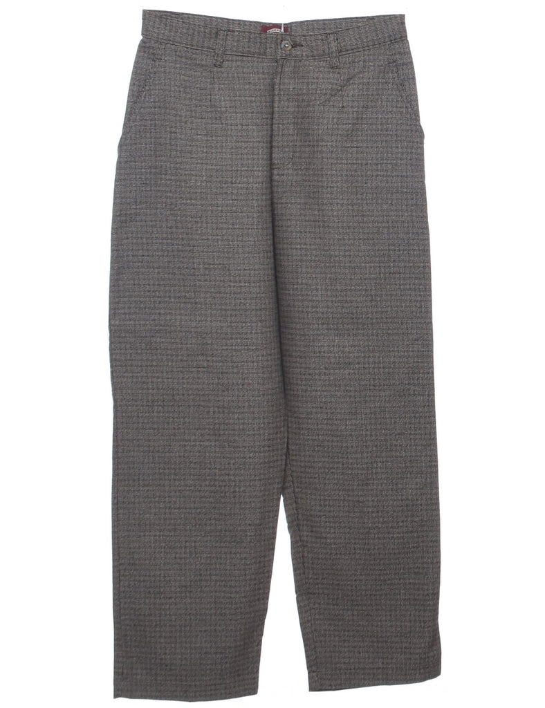 Checked Pattern Trousers - W31 L28