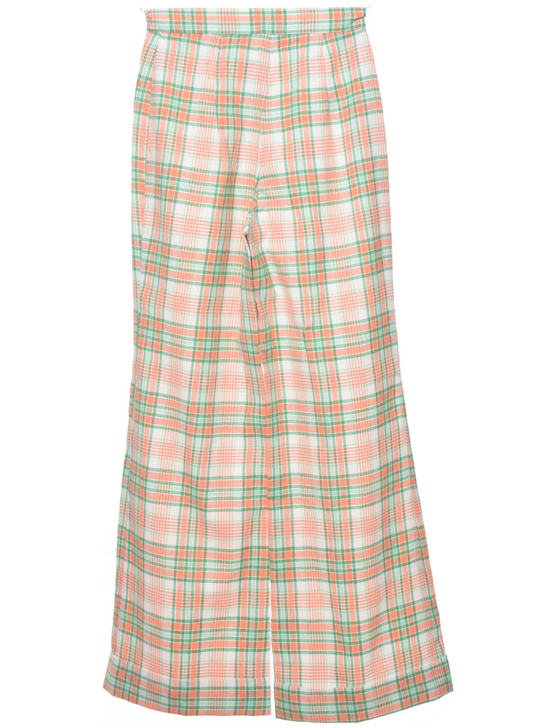 Checked Pattern Trousers - W25 L30