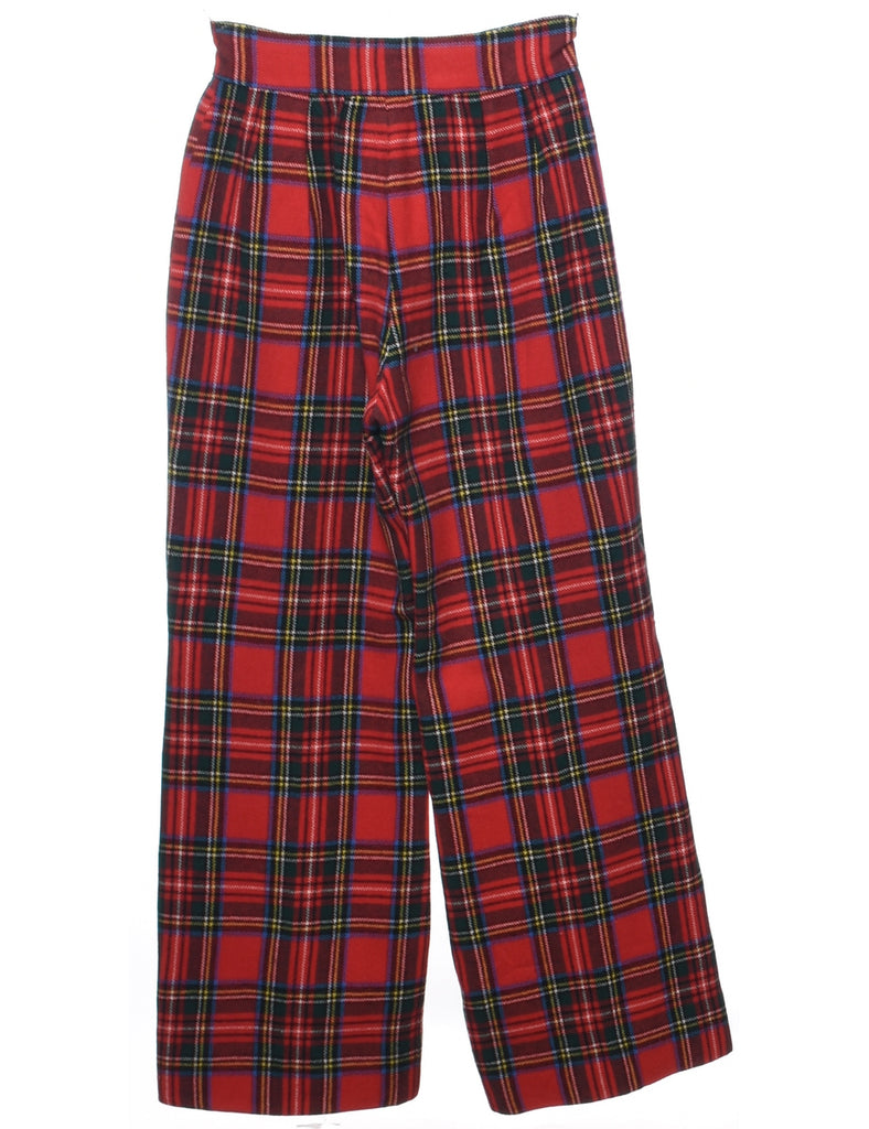 Checked Pattern Trousers - W27 L29