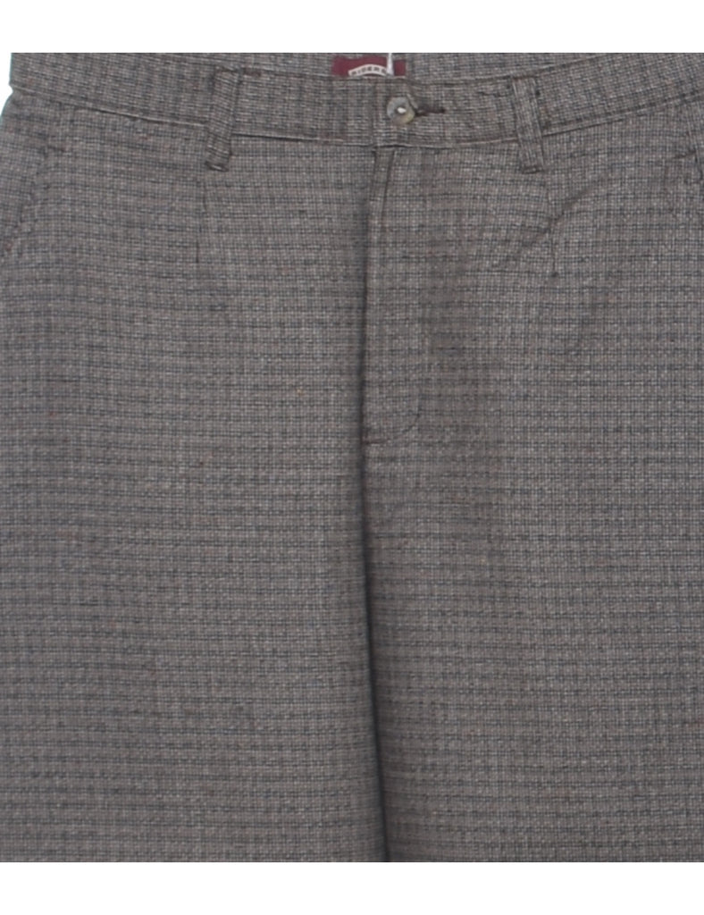 Checked Pattern Trousers - W31 L28