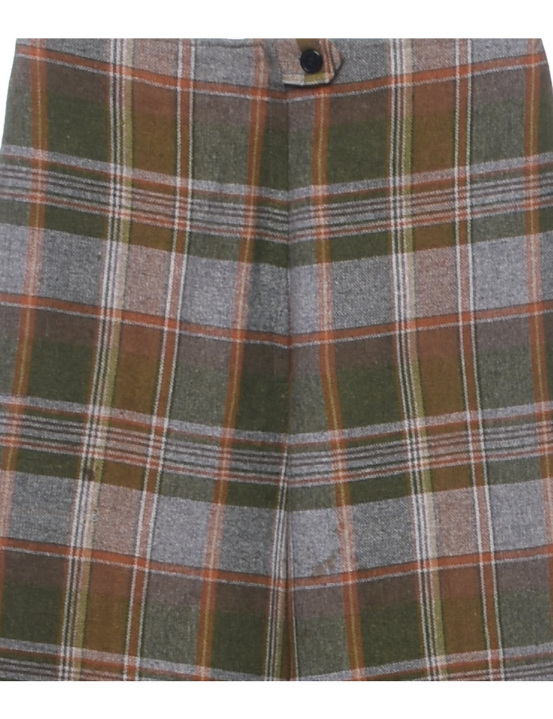 Checked Pattern Trousers - W26 L31