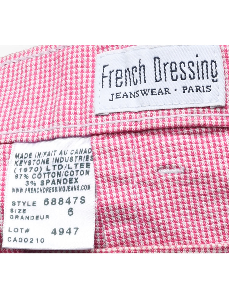 Checked Pencil Skirt - M