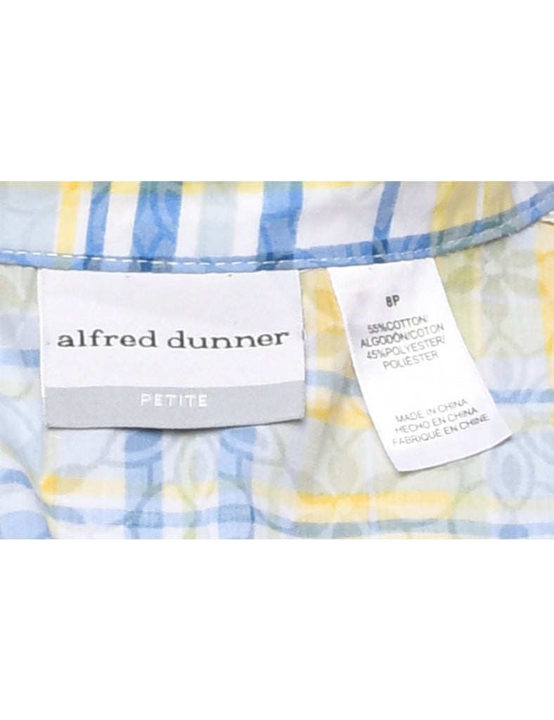 Checked Print Shirt - M