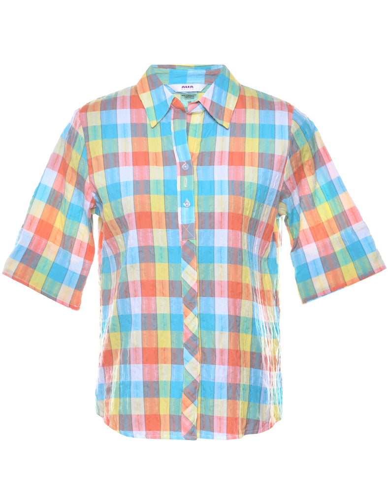 Checked Shirt - M
