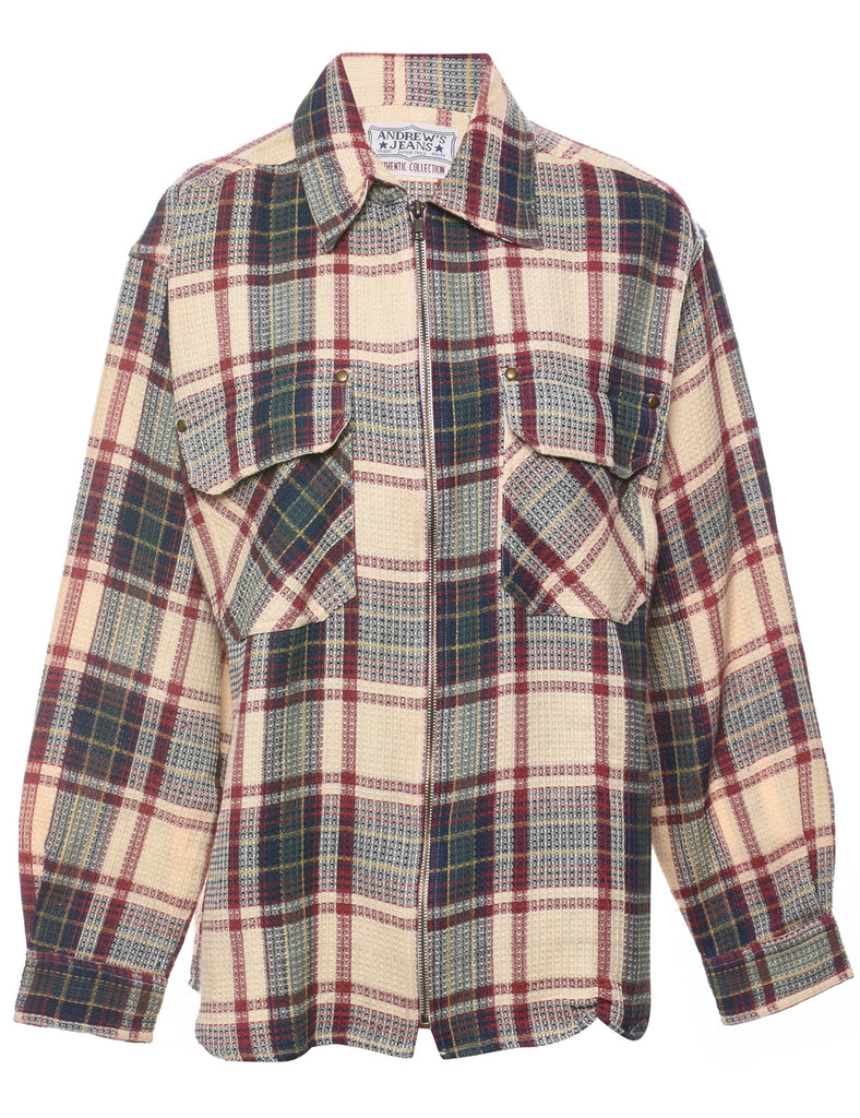 Checked Shirt - L