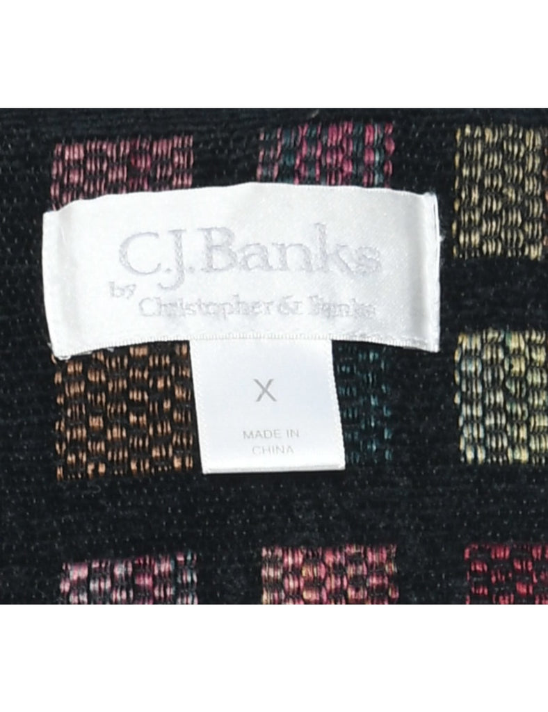 Checked Tapestry Waistcoat - XL