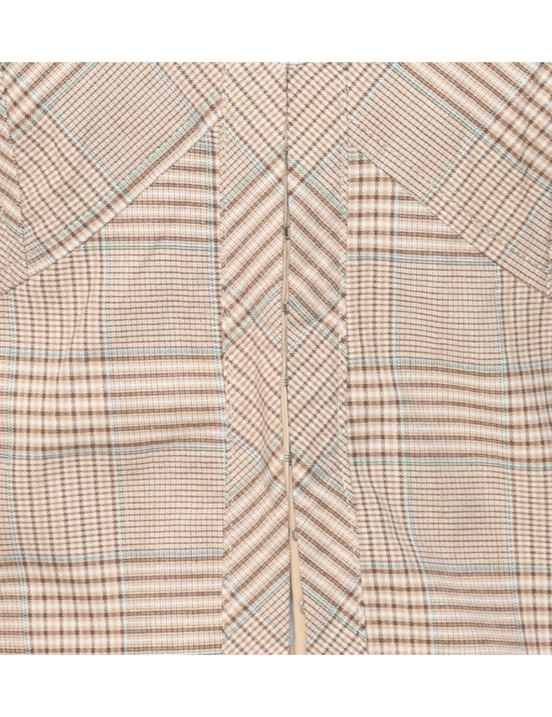 Checked Top - M