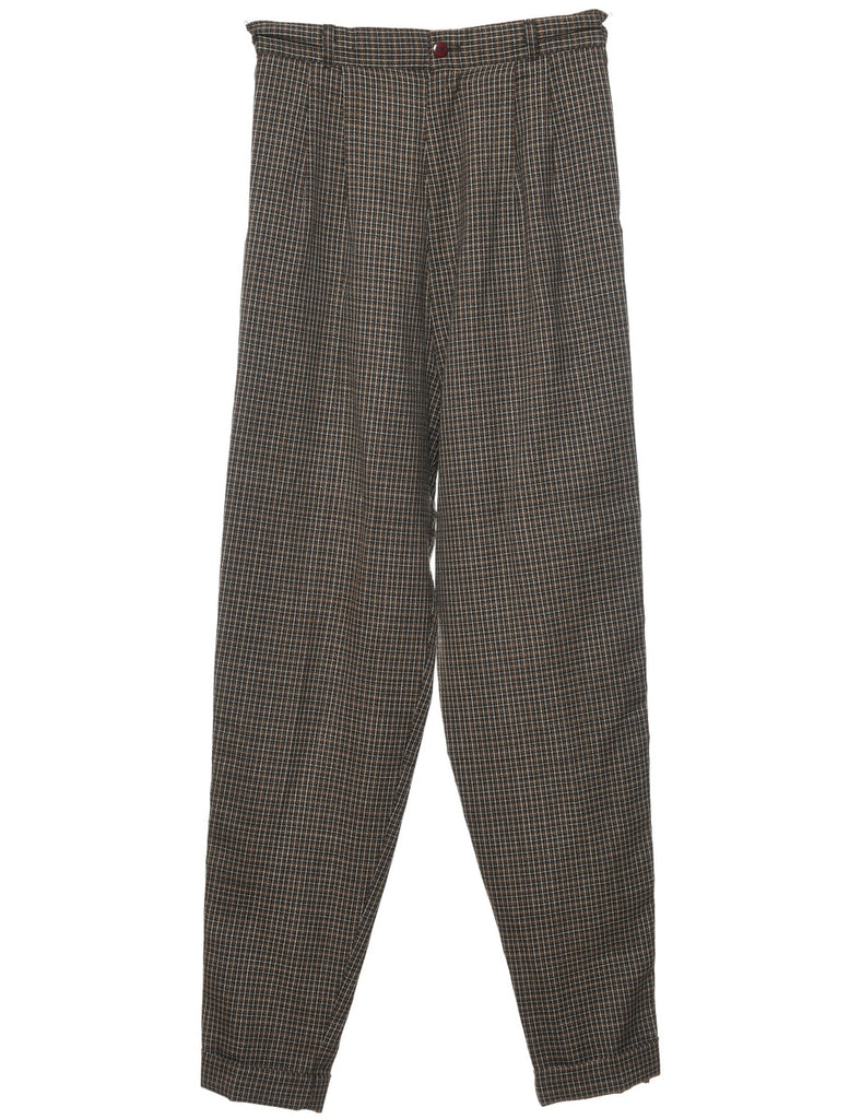 Checked Trousers - W26 L28