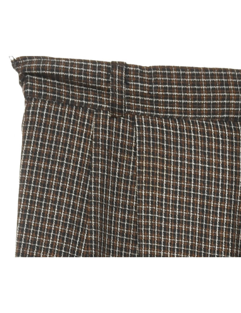 Checked Trousers - W26 L28