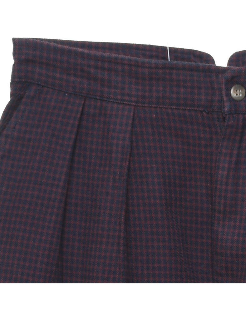 Checked Trousers - W28 L27