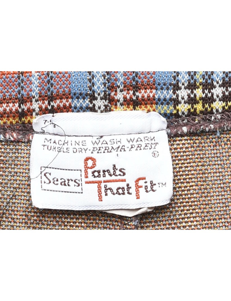 Checked Trousers - W35 L30