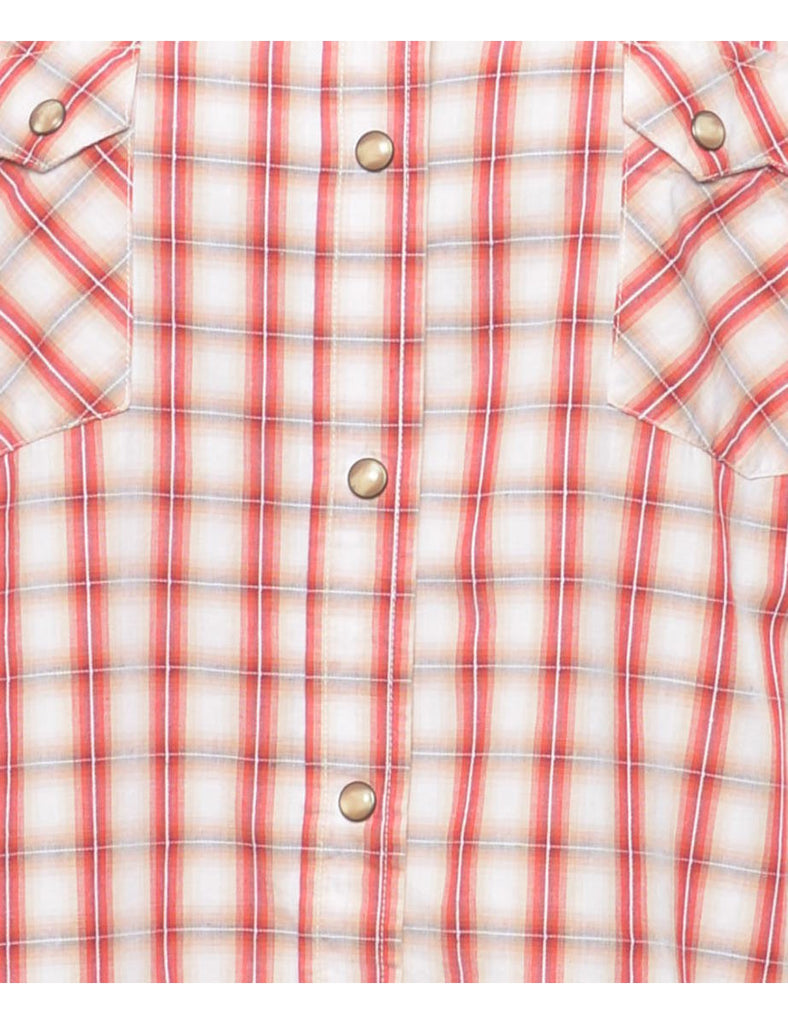 Checked Western Shirt - L