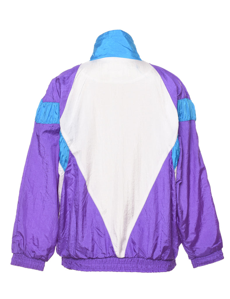 Chevron Multi-colour Nylon Jacket - M