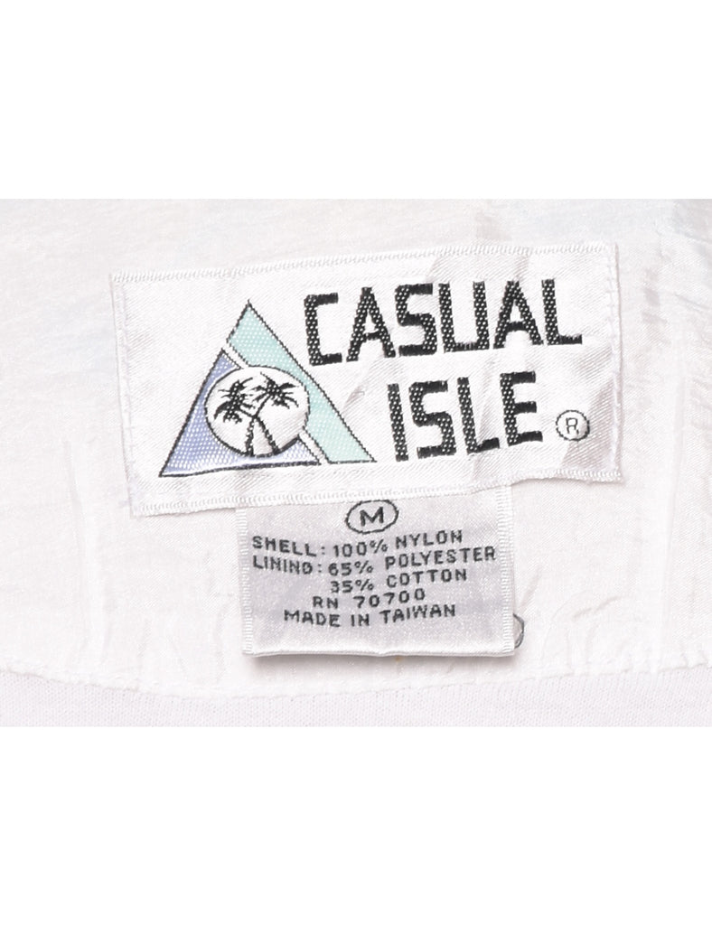 Chevron Multi-colour Nylon Jacket - M
