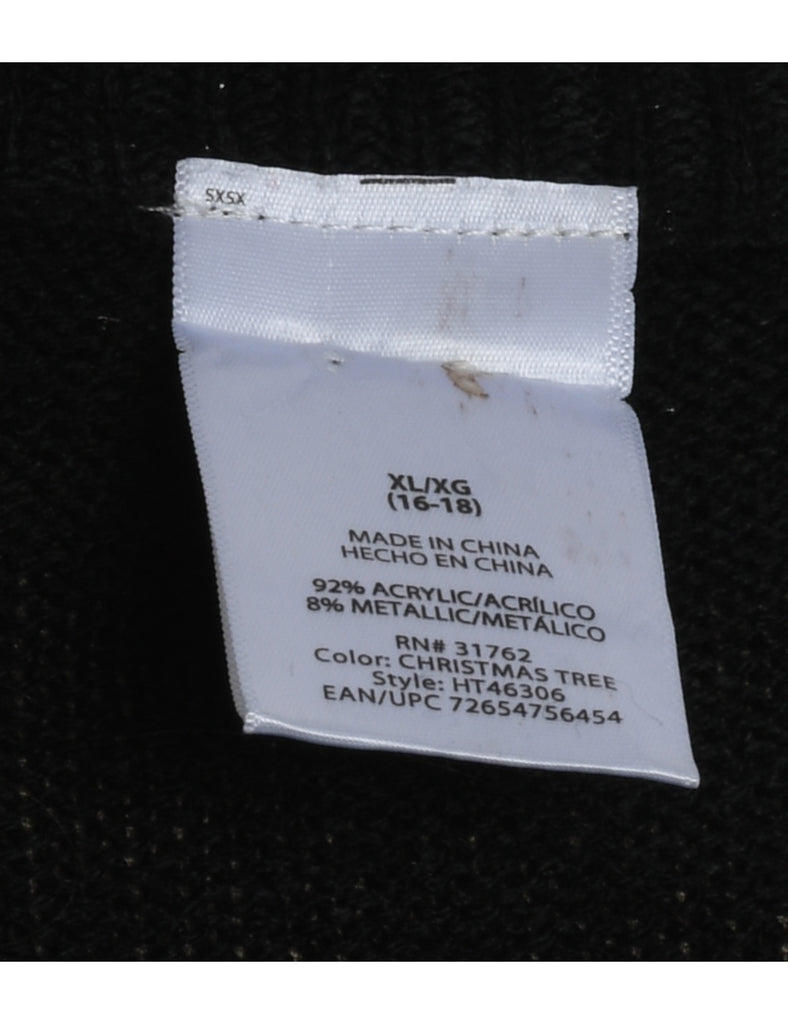 Christmas Tree Print Jumper - XL