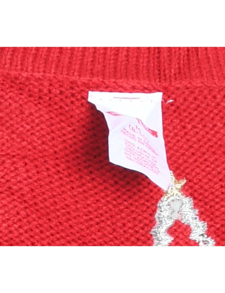 Christmas Tree Print Vest - M