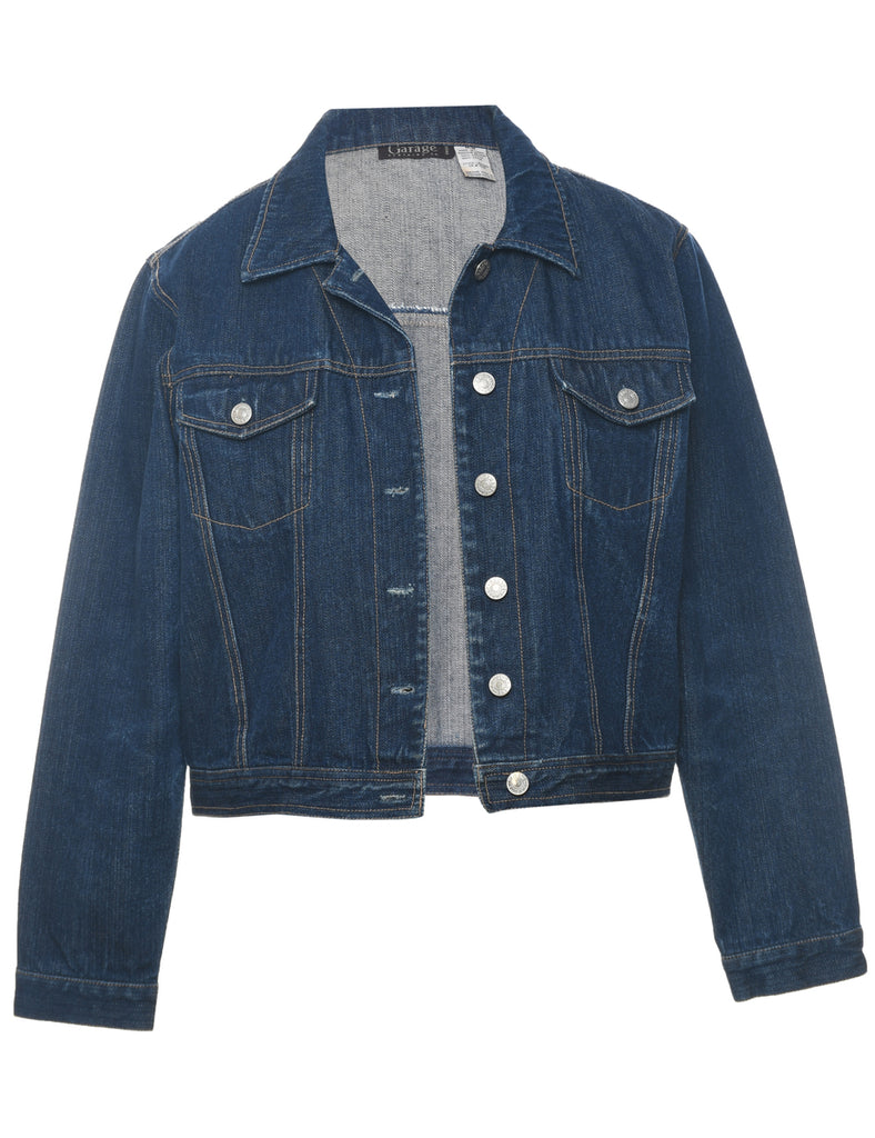 Classic Dark Wash Denim Jacket - M