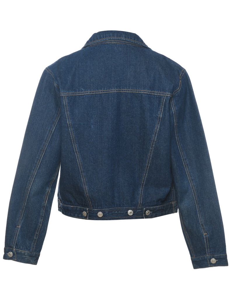 Classic Dark Wash Denim Jacket - M