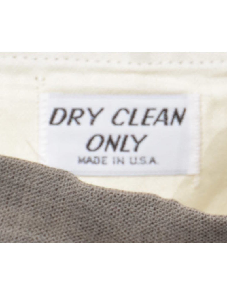 Classic Grey Pleated Trousers - W35 L30