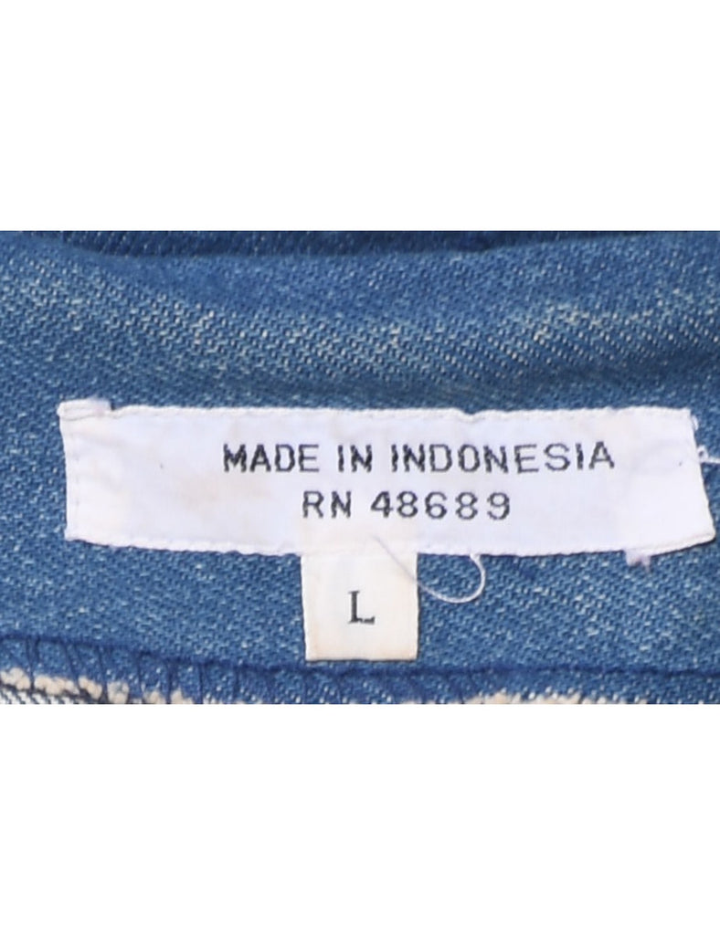 Classic Medium Wash Denim Jacket - L